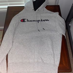 champion men’s medium gray sweatshirt
